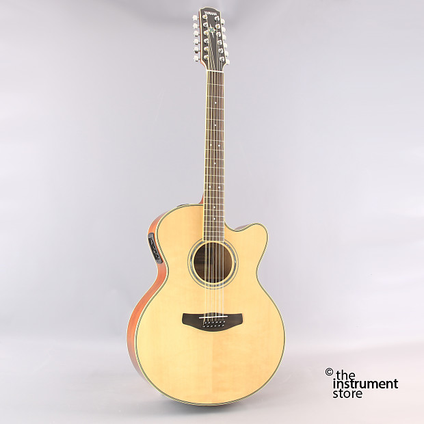 Yamaha CPX700II-12 12-String Acoustic-Electric Guitar Natural image 1