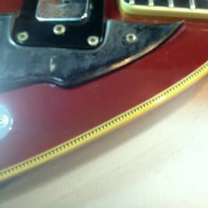 RARE 1968 Vox Starstream Guitar 6-String CHERRY Finish VINTAGE!!! image 21