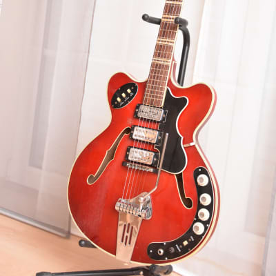 Höfner 4575 verythin + orig. case! – 1965 German Vintage Thinline Archtop Semi-Acoustic Guitar image 6