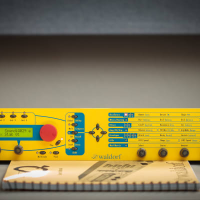 Waldorf Micro Q Rackmount Synthesizer - Yellow