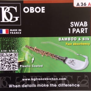 BG A36A Bamboo/Silk Oboe Cleaning Swab