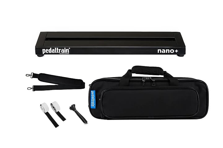 Pedaltrain PT-NPL-SC Nano+ (Plus) (18" X 5" / 2 Rails) Pedalboard with Soft Case image 1