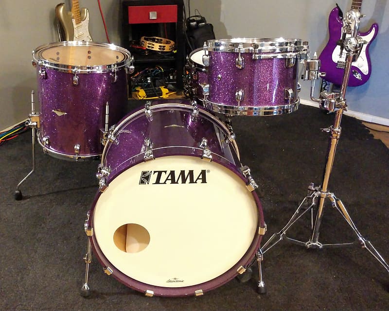 Tama Starclassic Maple 3-piece Drum Kit in Deeper Purple | Reverb