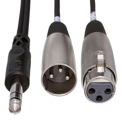 Hosa SRC-204 Insert Cable 1/4" Trs - Xlr3mf 4m image 4