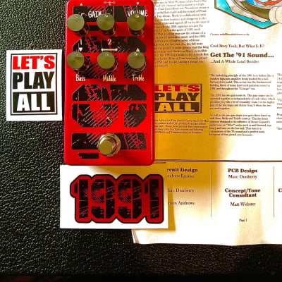 Funny Little Boxes 1991 Pearl Jam TEN Pedal 2022 Red image 4