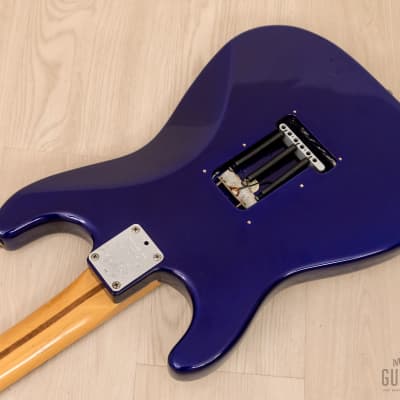 1994 Fender 40th Anniversary American Standard Stratocaster Midnight Blue image 14