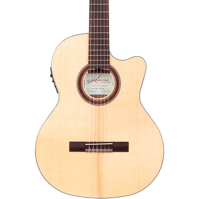 Kremona Rondo Thin Line Classical Acoustic-Electric Guitar Natural image 1