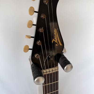 Isana solidbody guitar 1960s - pearloid vinyl image 4