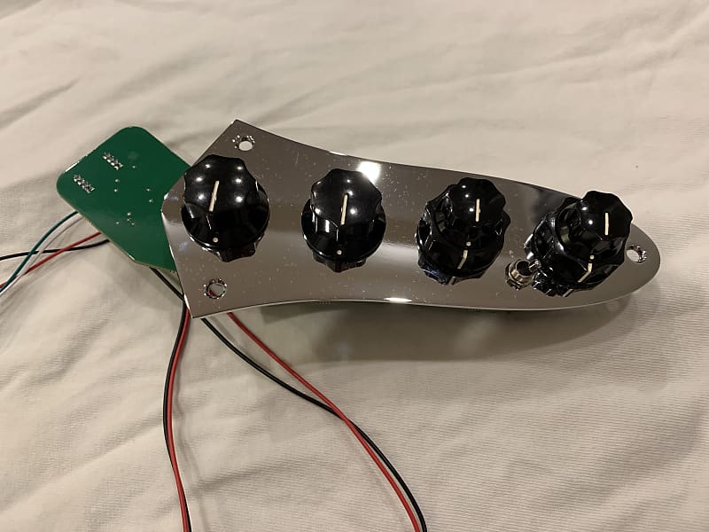 Fender Elite Jazz Bass Preamp and Loaded Control Plate Reverb