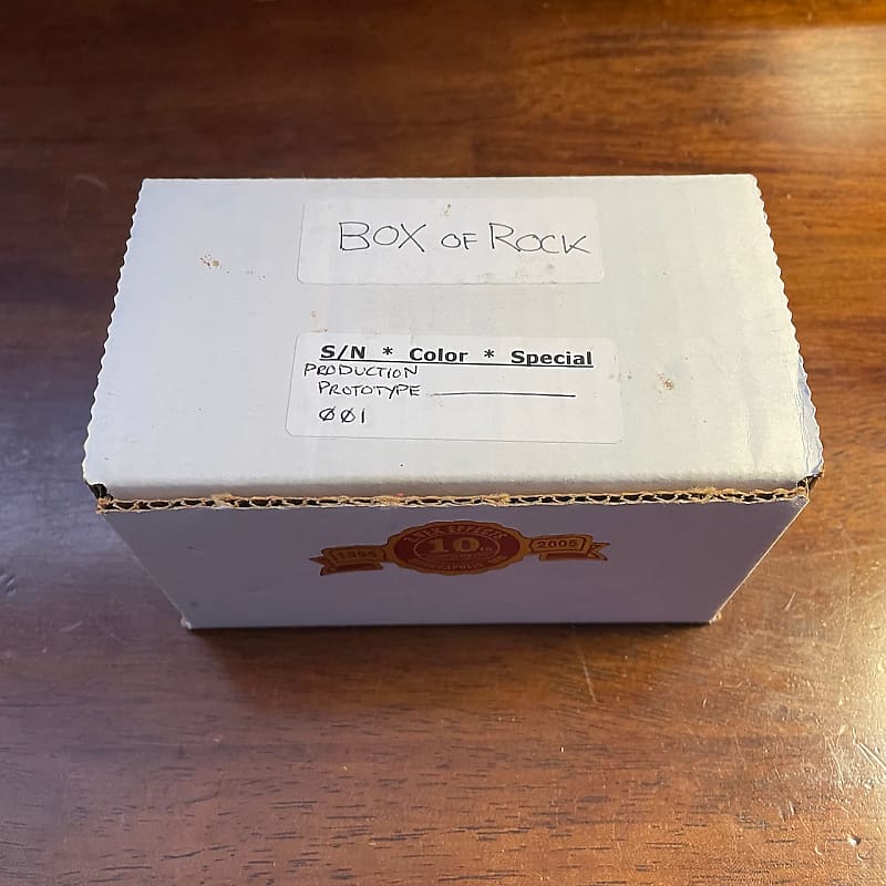 PROTOTYPE #1 ZVEX BOX OF ROCK (FIRST EVER BUILD !!) | Reverb PROTOTYPE #1 ZVEX BOX OF ROCK (FIRST EVER BUILD !!) | Reverb