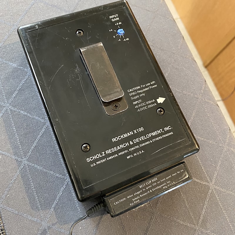 SR&D Rockman X100 Headphone Amp Tom Scholz Boston with Rock