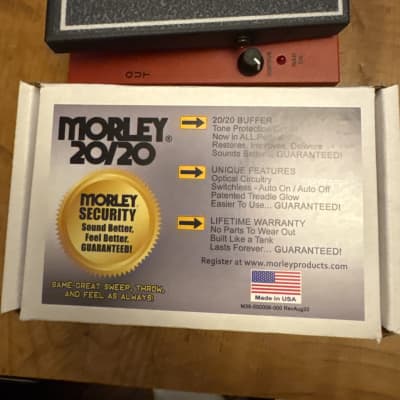 Reverb.com listing, price, conditions, and images for morley-20-20-bad-horsie-wah