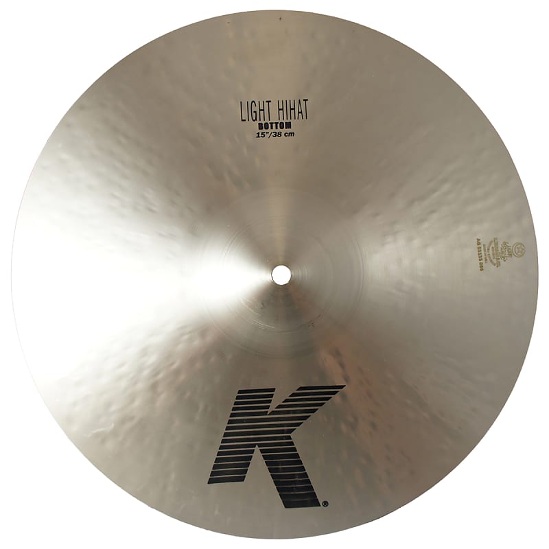 Zildjian 15" K Zildjian Light Bottom Medium Drumset Cast Bronze Cymbal with Low to Mid Pitch and Blend Balance K0925 image 1