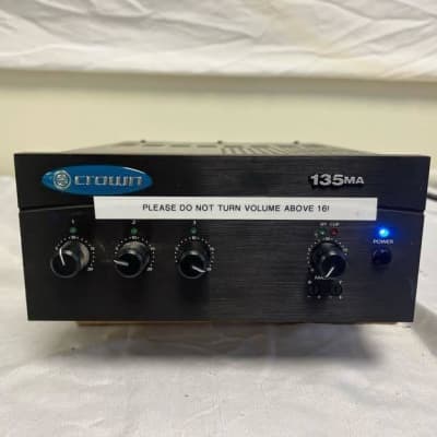 CROWN mixer outlet amplifier 135MA COMMERCIAL MIXER AMPLIFIER 35W