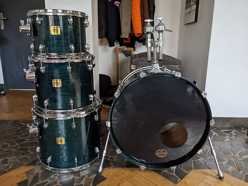 Yamaha Oak Custom Drum 12/14/16/22 Reverb