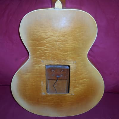 Epiphone Century Archtop W/ Gibson P-13 Speed Bump Pick Up 1942 Natural Blonde image 15