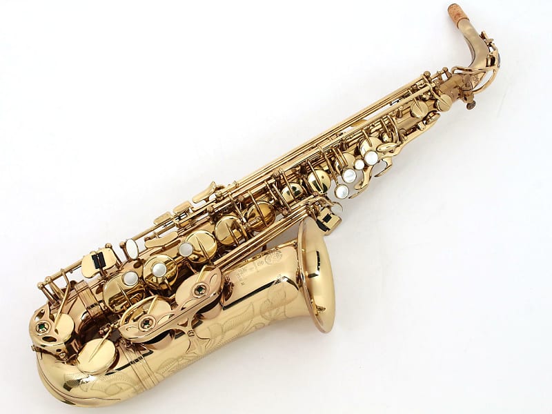 SELMER Alto saxophone SA80II W/E Series 2, engraved, all tampos replaced  [SN 390965] [12/28]