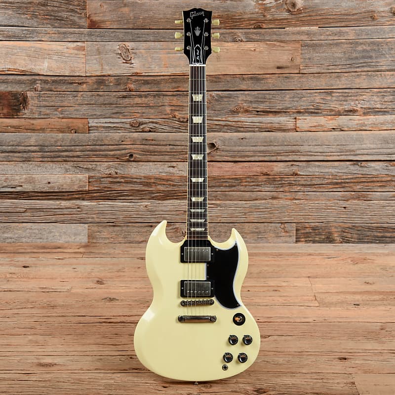 Gibson Custom '61 SG Standard Reissue Polaris White 2010 | Reverb