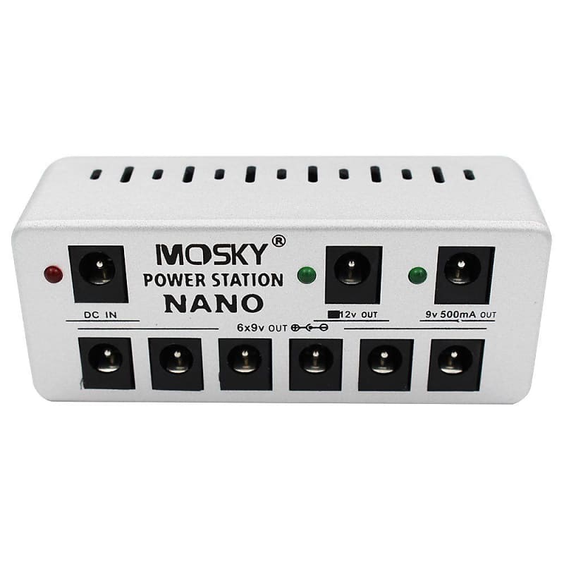 Mosky NANO POWER STATION Effects Power Supply  Mini 9-12V Options Fast U.S. SHIP! NEW image 1