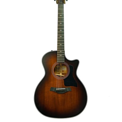 Taylor 324ce V-class - Mahogany/Mahogany Acoustic-Electric Guitar w/ Case image 3