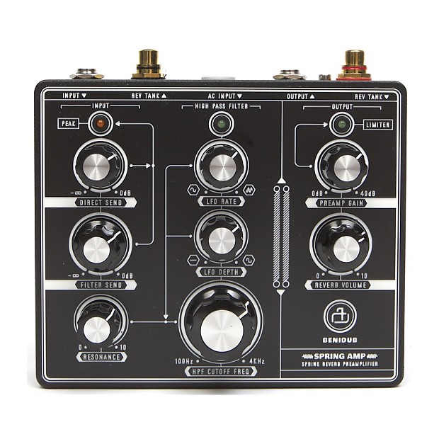 アンプ BENDUB SPRING AMP II 国際ブランド】 Benidub II：スプリングリバーブ Amp Spring