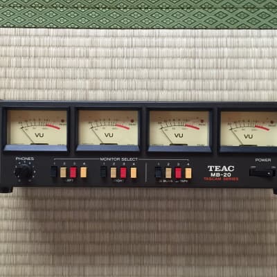 ☆ RARE ☆ TEAC MB-20 VU Meter Bridge TASCAM mixer accessory ☆ Serviced +  Calibrated ☆ EXC + | Reverb