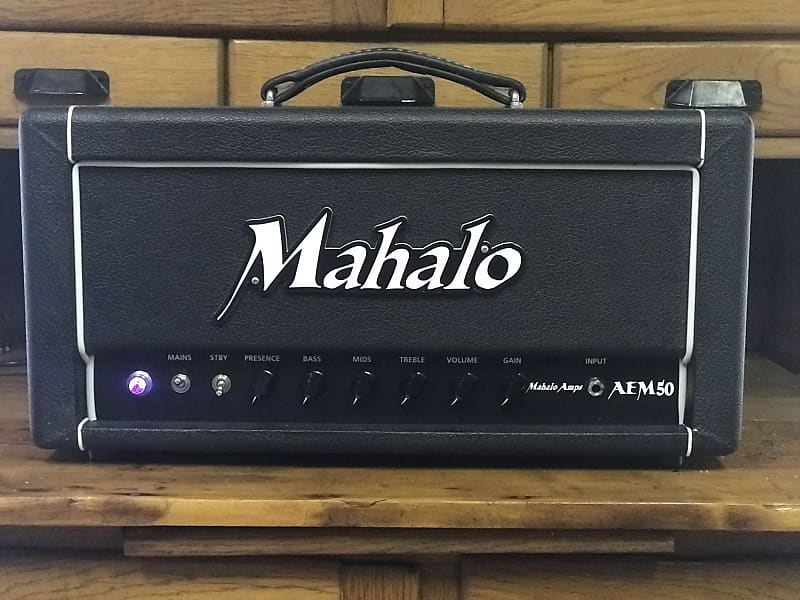 Mahalo Amplification Standard Series Hand Wired AEM50 Head 2019 Black image 1