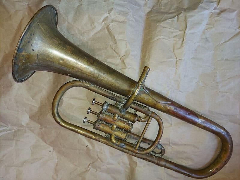 Unmarked baritone, For Parts/Repair/Decoration, 24 inch long image 1