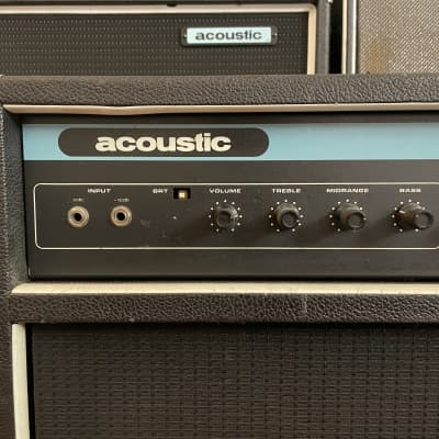 Vintage Acoustic Control Corp Model 124 4x10 Guitar/Bass Combo Amp - 1970’s Made In USA - Original Footswitch Included image 3