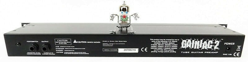 Rocktron Gainiac 2 Tube Guitar Preamp Valve +Fast Neuwertig+