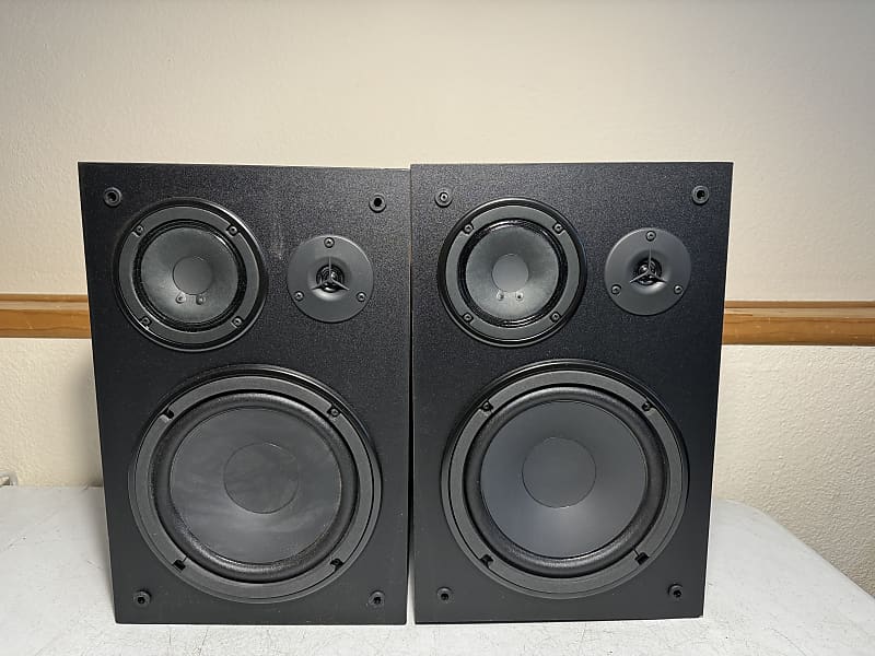 Yamaha NS-A638 Bookshelf Speakers HiFi Stereo Black Home | Reverb