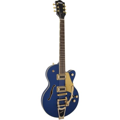 Gretsch G-5655TG Electromatic Center Block Jr Single-Cut Electric Guitar, Azure Metallic image 3