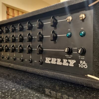 *VERY RARE* Kelly PA-100 Valve Amp 1968- Made in London- Selmer - Handwired - 4x EL34 - 7x ECC83 - Serviced - Worldwide Shipping image 7