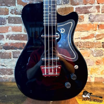 Danelectro '56 Single Cut short Scale Bass (Black - *NEW*) for sale