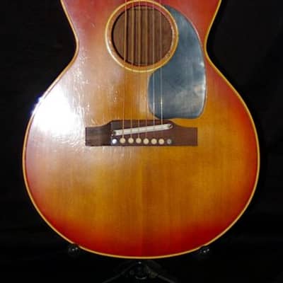Vintage 1962 LG-2 3/4 Cherryburst Acoustic Guitar w/Original Chipboard Case for sale