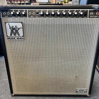 Music Man  410 Sixty Five Tube Guitar Amplifier USA 1974  4x10" w/cover  + footswitch image 1