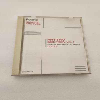 Roland Rhythm Section Vol. 1 Sample Archives CD L-CD701 for S-750, S-760, S-770