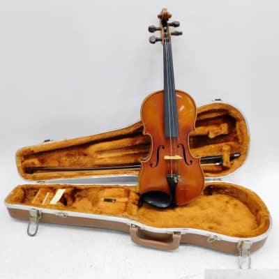 Vintage Erich R Pfretzschner 3/4 violin, Germany 1967, with Bow&Case, Good Cond image 14