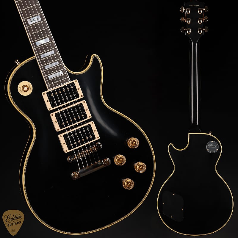 Gibson Custom Shop Peter Frampton "Phenix" Inspired Les Paul Custom Ebony image 1