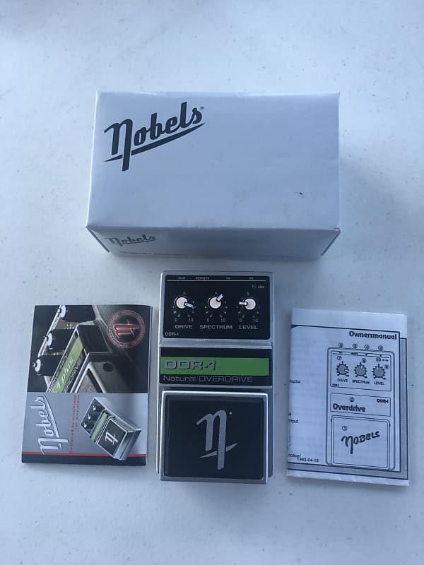 Nobels ODR-1 Natural Overdrive Silver V2 Rare Vintage Guitar