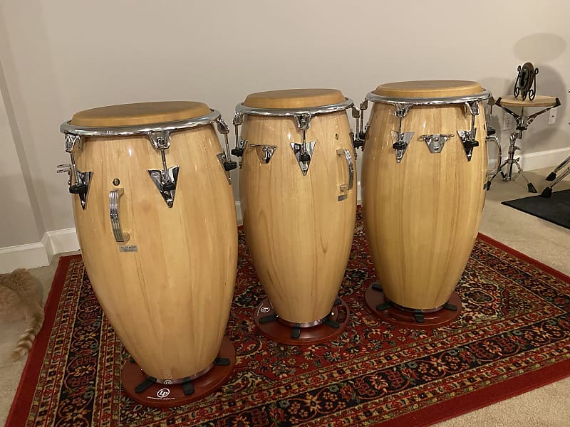 LP Top Tuning Classic Conga, Quinto, Tumba 2021 Oak Natural Reverb