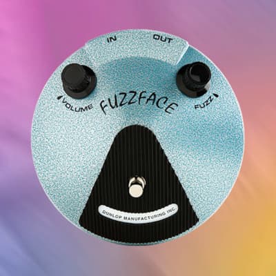 Dunlop Jimi Hendrix Fuzz Face JH-1 Blue BC108 Silicon Pedal | Reverb