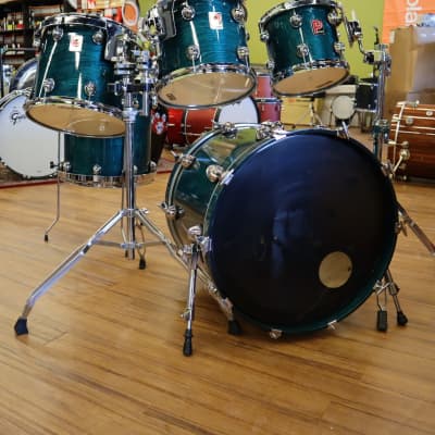 Premier Genista Drum Set Turquoise image 1