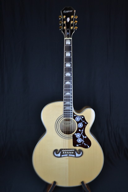 Epiphone EJ 200SCE Acoustic Electric eSonic2 Preamp Mono Output International Buyer Welcome