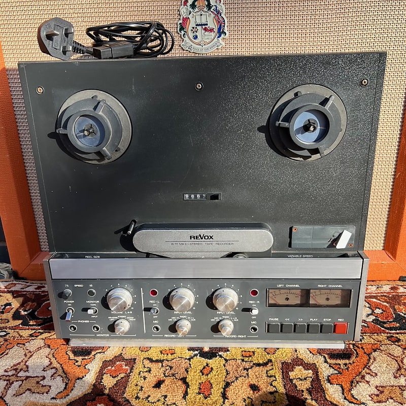 Vintage Revox B77 MKII Reel to Reel Tape Recorder Original *Ronnie Lane  Studios*