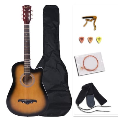 best acoustic guitar for beginners - Wooden / United States / 38 inches image 13