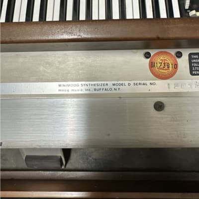 ORIGINAL VINTAGE Moog Minimoog Model D 44-Key Monophonic Synthesizer image 18