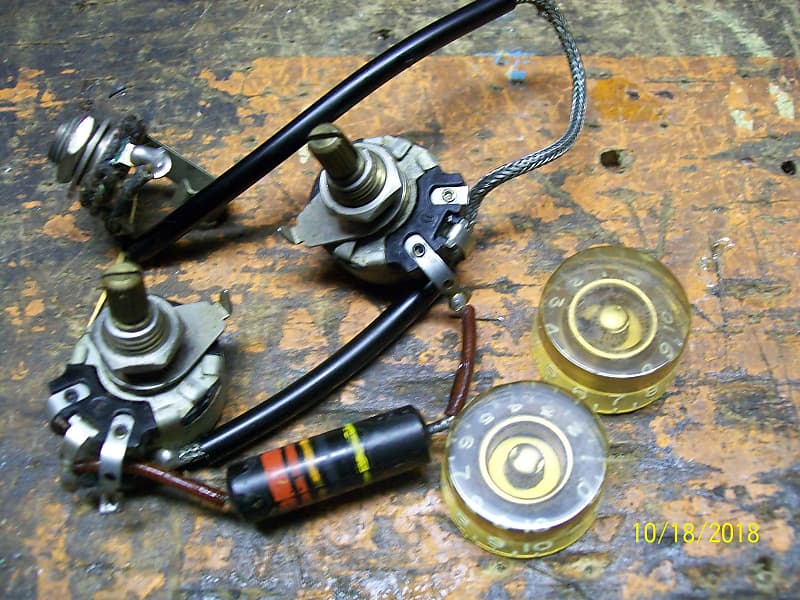 1955 1956 Gibson Les Paul Junior Wiring Harness and Reverb UK