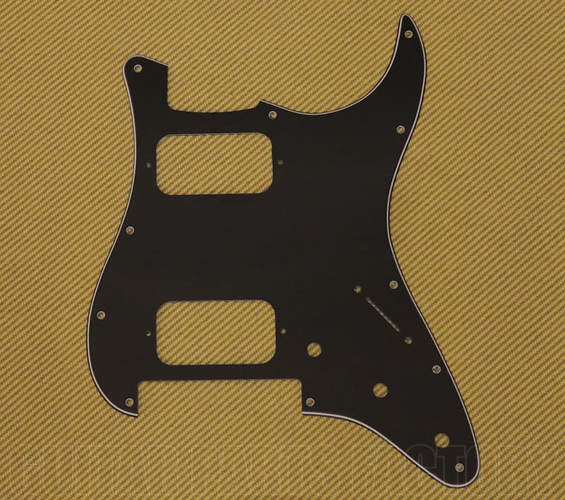 009-0789-002 Fender Floyd Rose Black H/H Stratocaster/Fat Strat Pickguard image 1