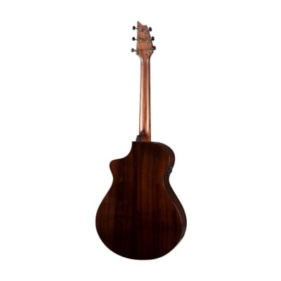 Breedlove Performer Pro Concert CE 6-String European Spruce Top Acoustic Electric Guitar with Slim Neck and Stain Black Bridge (Right-Handed, Tobacco Burst) image 6